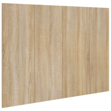 (sonoma oak) vidaXL Bed Headboard Bedroom Bed Header Decorative Headboard Engineered Wood
