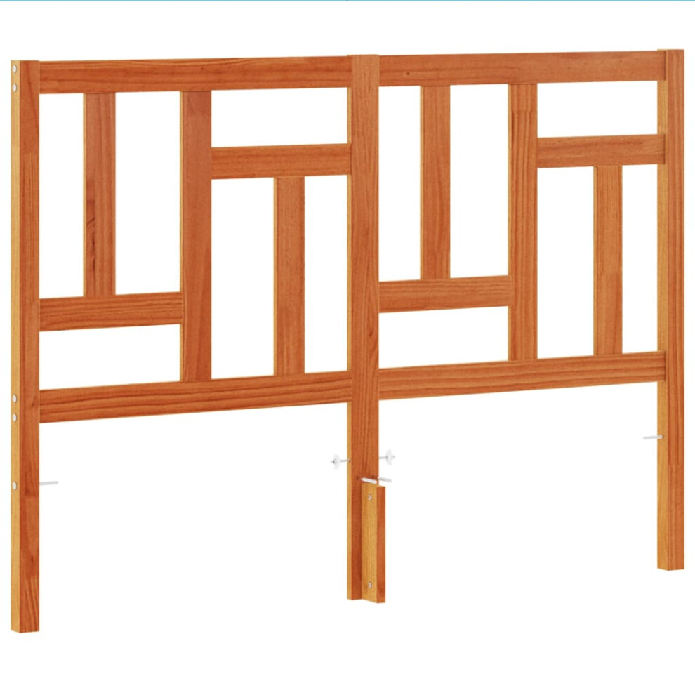 Vidaxl (145.5 X 100 Cm) Bed Headboard Home Bedroom Decorative Bed Header Panel Solid Wood Pine