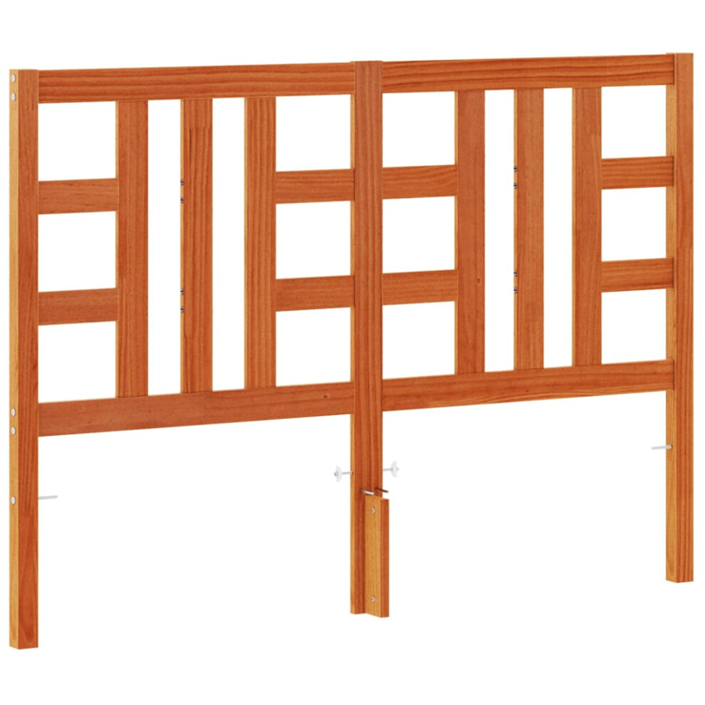 Vidaxl (155.5 X 100 Cm) Bed Headboard Home Bedroom Decorative Bed Header Panel Solid Wood Pine