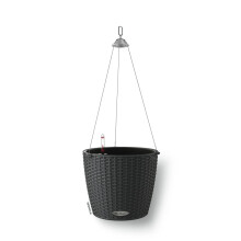 (granite, 27 x 23 cm) LECHUZA Hanging Planter Sand Home Standing Indoor Planter Hanging Plant Pot
