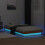 VidaXL (100 x 200 cm) vidaXL LED Bed Frame Mattress Foundation Bedstead Platform Bed Base Solid Wood 5
