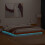 VidaXL (200 x 200 cm) vidaXL LED Bed Frame Mattress Foundation Bedstead Platform Bed Base Solid Wood 5