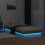 VidaXL (90 x 200 cm) vidaXL LED Bed Frame Mattress Foundation Bedstead Platform Bed Base Solid Wood 5