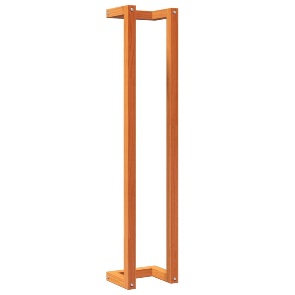 Vidaxl (23 X 18 X 110 Cm) Solid Wood Pine Towel Rack Wall-Mounted Towel Hanger Holder Rack Shelf