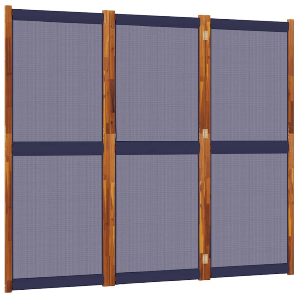 (dark blue, 210 x 180 cm) vidaXL Room Divider Wall Partition Screen Panel Room Separator Privacy Screen