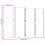 VidaXL (light grey, 280 x 180 cm) vidaXL Room Divider Wall Partition Screen Panel Room Separator Privacy Screen 4