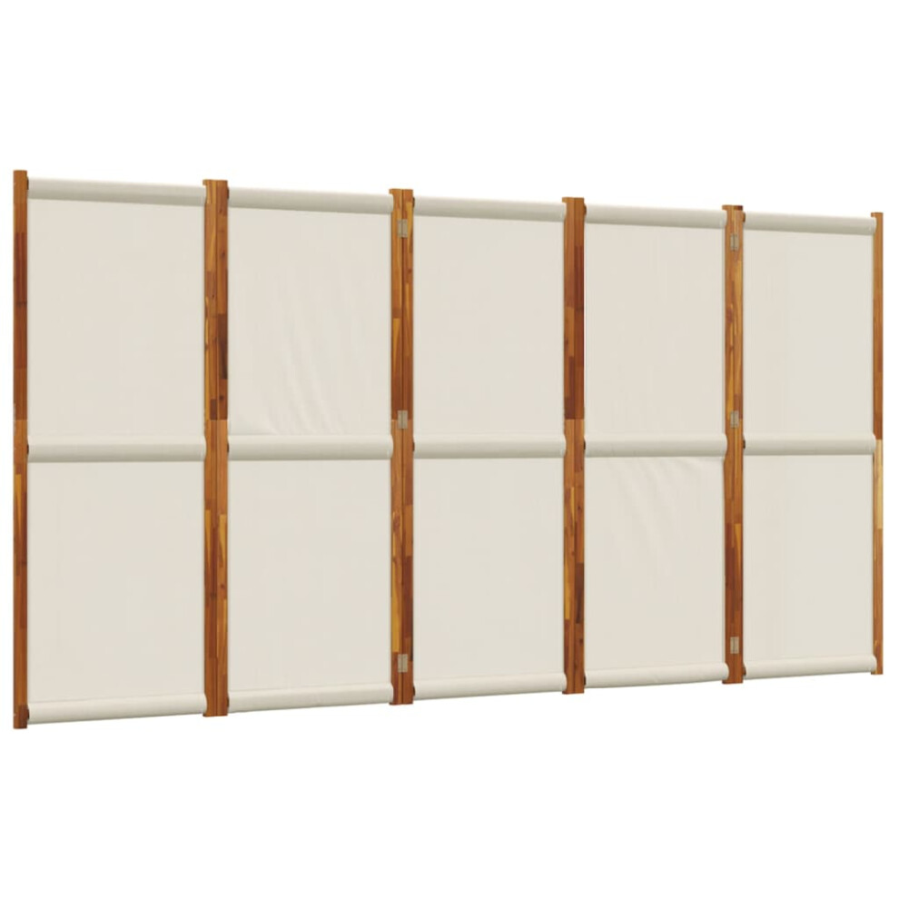 Vidaxl (Light 350 X 180 Cm) Room Divider Wall Partition Screen Panel Room Separator Privacy Screen Grey
