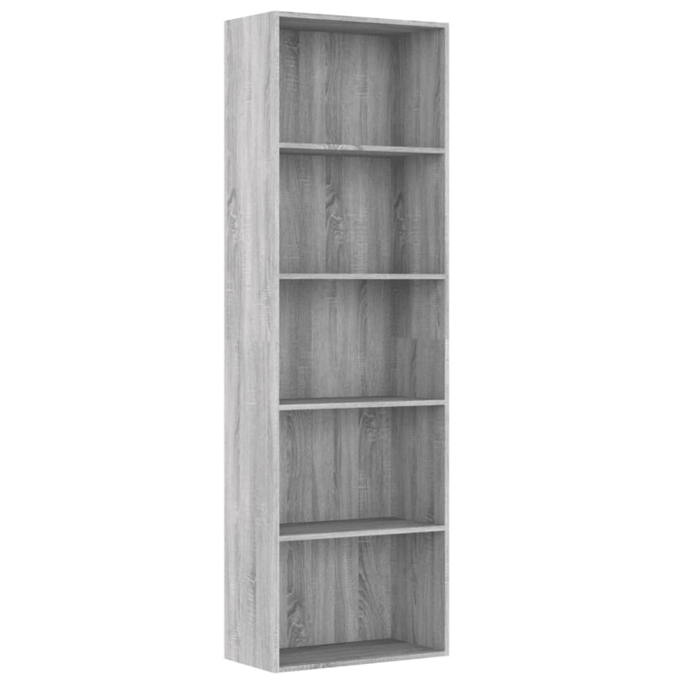 (grey sonoma) vidaXL Book Cabinet Engineered Wood Bookcase Rack Multi Colours Multi Sizes