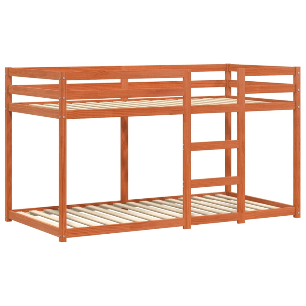 Vidaxl (90 X 190 Cm) Bunk Bed Bedroom Kids Bed Frame Children Twin Sleeper Solid Wood Pine