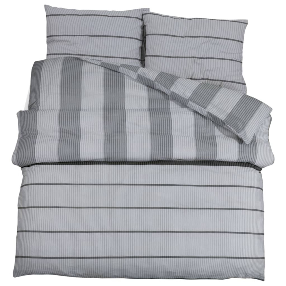 (light grey, 140 x 200 cm + 65 x 65 cm/ 1 pcs) vidaXL 1/2x Duvet Cover Set Cotton Duvet Slipcover Sheet Multi Colours/Sizes