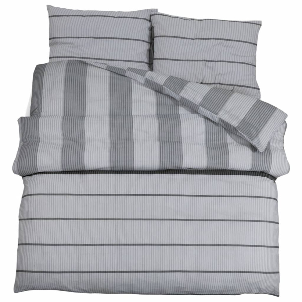 (light grey, 140 x 200 cm + 50 x 75 cm/ 1 pcs) vidaXL 1/2x Duvet Cover Set Cotton Duvet Slipcover Sheet Multi Colours/Sizes