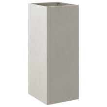 vidaXL Pflanzkübel Silbern 32x29x75 cm Edelstahl