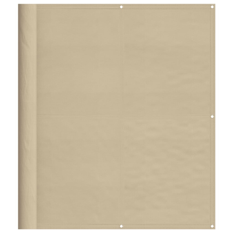 Vidaxl (Beige, 120 X 700 Cm) Balcony Screen Outdoor Privacy Screen Fence Patio Screen Oxford Fabric