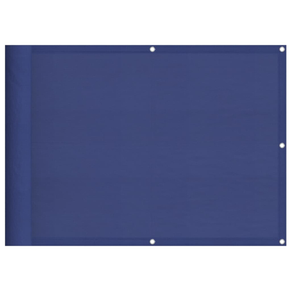 Vidaxl (Blue, 75 X 800 Cm) Balcony Screen Outdoor Privacy Screen Fence Patio Screen Oxford Fabric