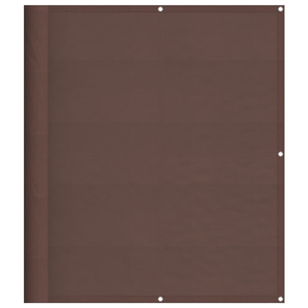 Vidaxl (Brown, 120 X 700 Cm) Balcony Screen Outdoor Privacy Screen Fence Patio Screen Oxford Fabric