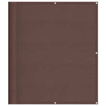 vidaXL Balkon-Sichtschutz Braun 120x800 cm 100 % Polyester-Oxford