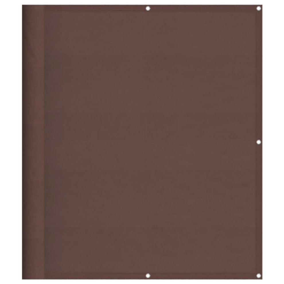 Vidaxl (Brown, 120 X 800 Cm) Balcony Screen Outdoor Privacy Screen Fence Patio Screen Oxford Fabric