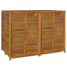 (140 x 87 x 104 cm) vidaXL Garden Storage Box Outdoor Storage Box Tool Chest Solid Wood Acacia