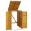 VidaXL (1 bin) vidaXL Triple Garbage Bin Shed Wheelie Bin Shed Hideaway Solid Wood Acacia 5