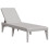 VidaXL vidaXL Sonnenliege Grau 186x60x29 cm PP 1