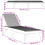 VidaXL vidaXL Sonnenliege Grau 186x60x29 cm PP 4