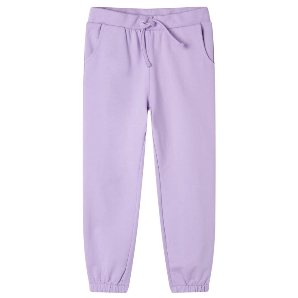 Vidaxl (Lila) Kids' Sweatpants Children's Trousers Sports Tracksuit Jogger 140 Light/Pink