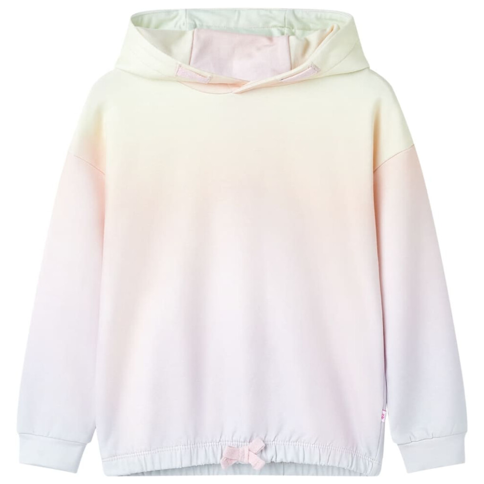 Vidaxl (116) Kids' Hoodie Sweatshirt Children's Pullover Kids' Hoodie Clothes Star White