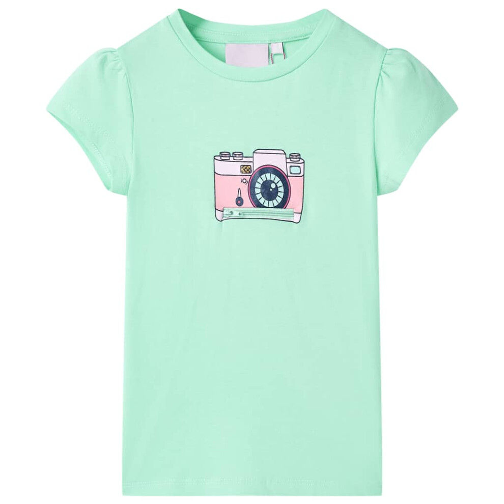 (green, 128) Kids' T-shirt Short Sleeves Tee Children T Shirt Toddler Top Dark Pink 140