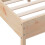 VidaXL (120 x 200 cm) vidaXL Bed Frame with Headboard Bedstead Bed Base 120x200 cm Solid Wood Pine 7