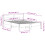 VidaXL (120 x 190 cm) vidaXL Bed Frame with Headboard Bedstead Bed Base 120x200 cm Solid Wood Pine 4