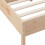 VidaXL (120 x 190 cm) vidaXL Bed Frame with Headboard Bedstead Bed Base 120x200 cm Solid Wood Pine 7