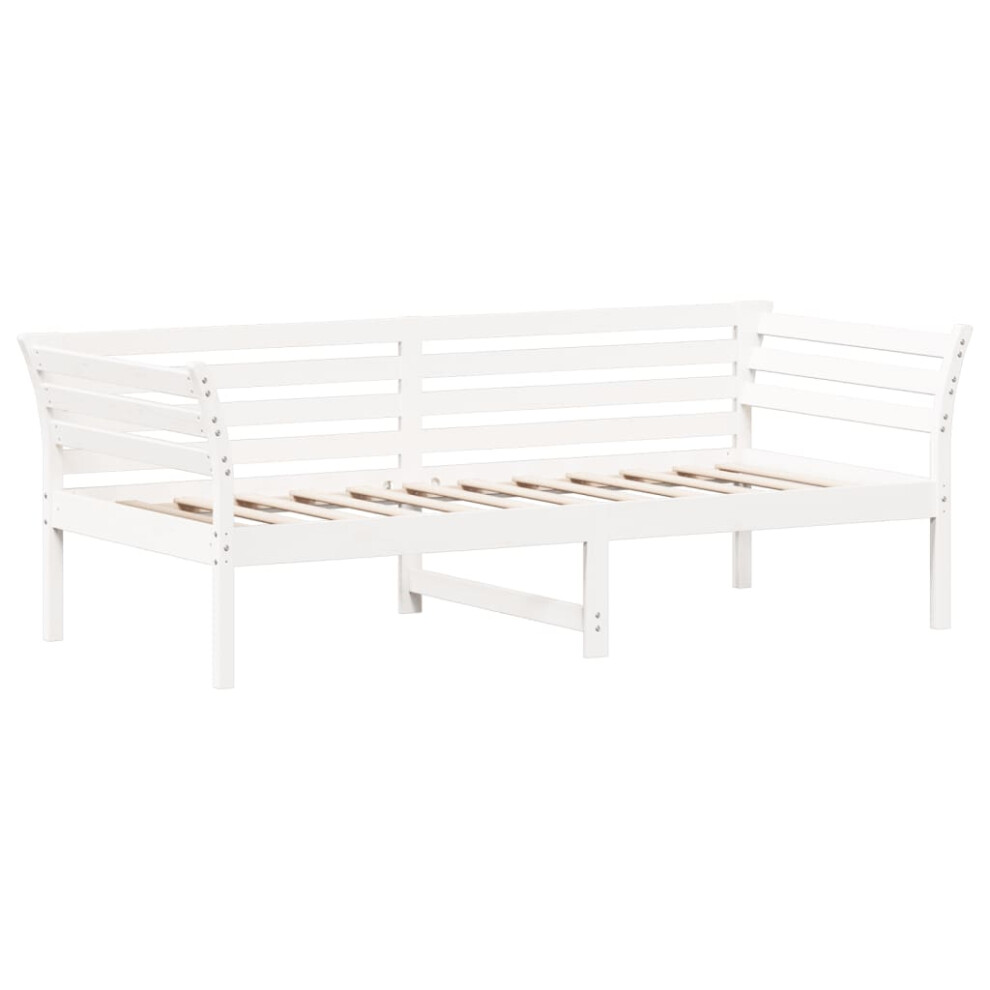 (white, 80 x 200 cm) vidaXL Day Bed Sofa Bed Daybed Couch Guest Bed White 80x200 cm Solid Wood Pine