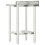 VidaXL (55 x 55 x 93 cm) vidaXL Kitchen Work Table with Backsplash Prep Catering Table Stainless Steel 7
