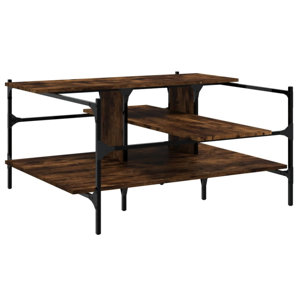 Vidaxl (Smoked Oak) Coffee Table Hallway Side End Table Tea Sofa Table Engineered Wood