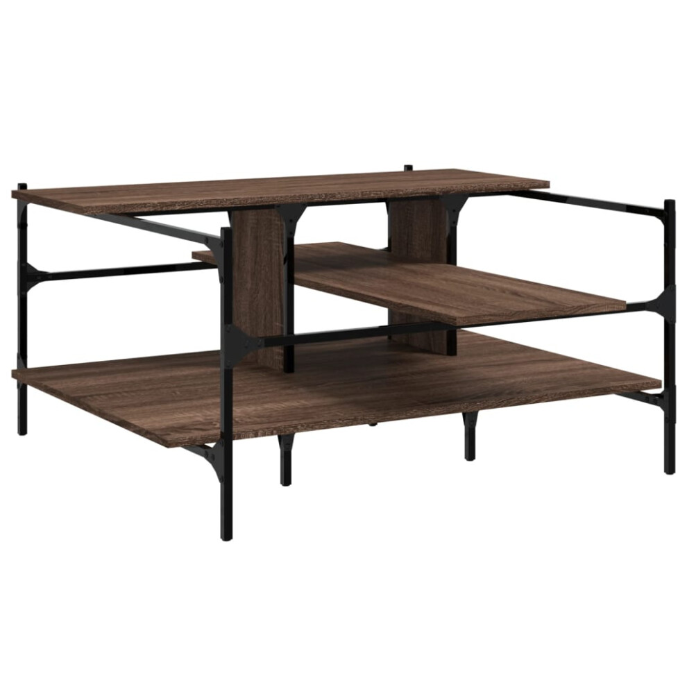 Vidaxl Brown ( Oak) Coffee Table Hallway Side End Table Tea Sofa Table Engineeredâ Wood