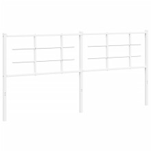 (white, 180 cm) vidaXL Metal Headboard Bedroom Home Decor Bed Header Bed Headboard Black 90 cm