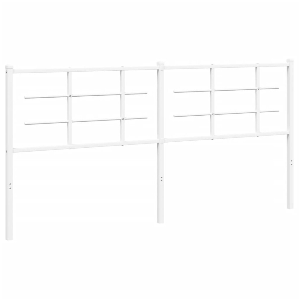 (white, 180 cm) vidaXL Metal Headboard Bedroom Home Decor Bed Header Bed Headboard Black 90 cm