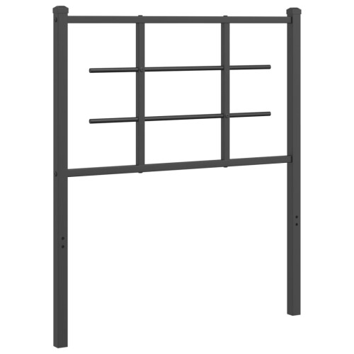 VidaXL vidaXL Ersatz-Kopfteil Metall Schwarz 75 cm 1
