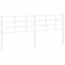 (white, 193 cm) vidaXL Metal Headboard Bedroom Home Decor Bed Header Bed Headboard Black 90 cm