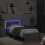 VidaXL vidaXL Bed Frame with Headboard and LED Lights Concrete Grey Small Single 5