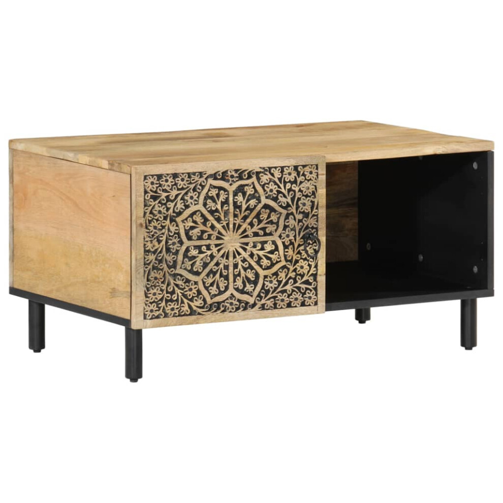 Vidaxl Coffee Table Hallway End Table Side Tea Sofa Table Solid Wood Mango