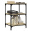 VidaXL vidaXL Printer Stand 3-Tier Office Printer Table Sonoma Oak Engineered Wood 6