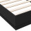 VidaXL vidaXL Bed Frame with LED Lights Home Bed Base Black 75x190 cm Small Single 9