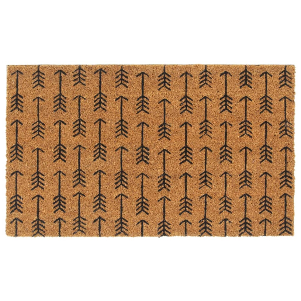 Vidaxl Door Mat Floor Mat Outdoor Mat Entrance Doormat Natural Tufted Coir