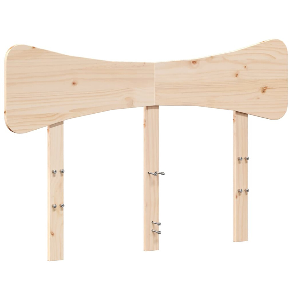 Vidaxl Headboard Bedroom Bed Header Bed Headboard Panel 120 Cm Solid Wood Pine
