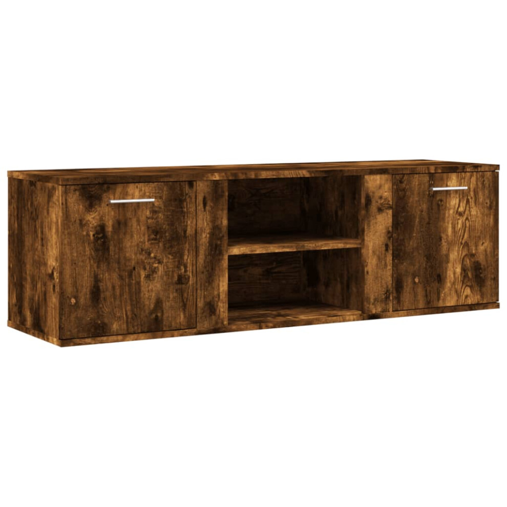 Vidaxl Tv Cabinet Tv Stand Media Cabinet Tv Unit Smoked Oak Engineered Wood