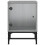 VidaXL vidaXL Bedside Cabinets with Glass Doors Bed Side Table 2 pcs Grey Sonoma 7