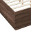 VidaXL vidaXL Bed Frame with LED Lights Bed Brown Oak Small Double Engineered Wood 9