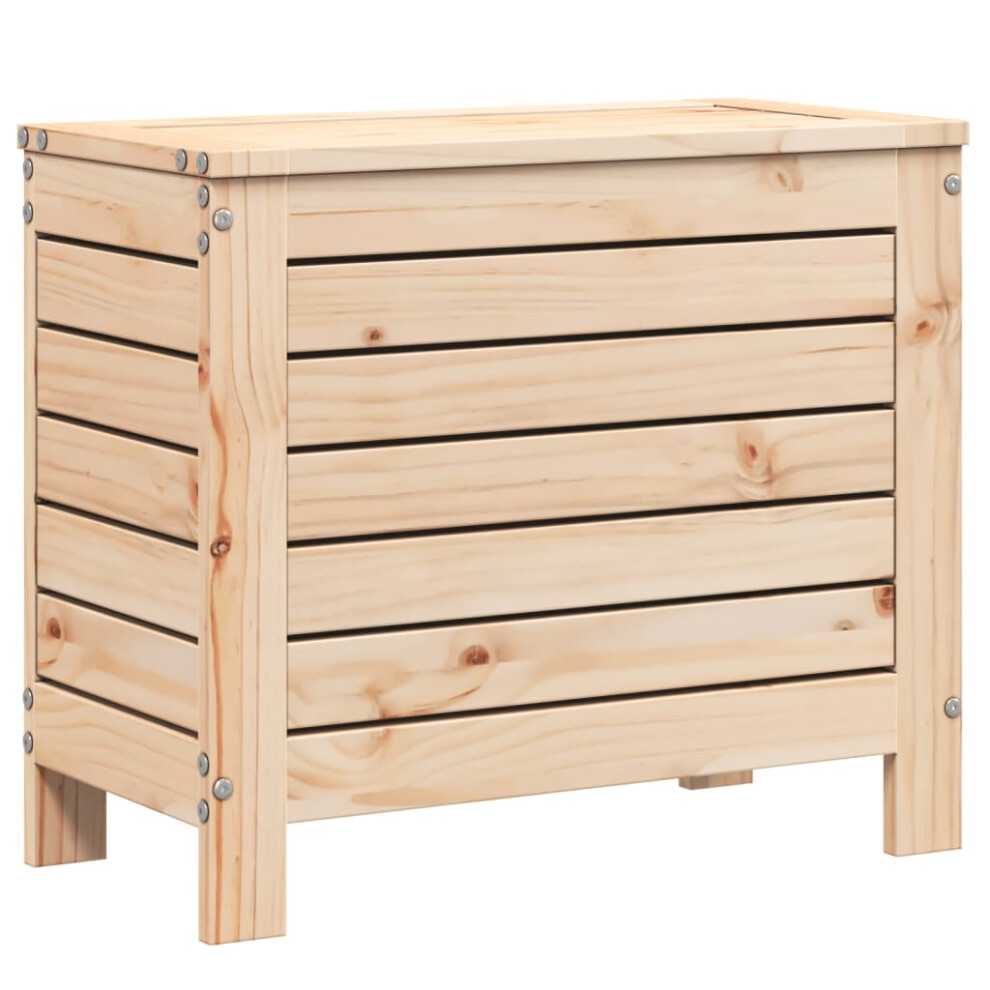 Vidaxl Garden Footstool Outdoor Ottoman Garden Stool Footrest Solid Wood Pine