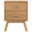 VidaXL vidaXL Bedside Cabinet Nightstand End Table Bed Table Brown Solid Wood Pine 7
